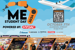 ME Student Day October the 7th, Jaarbeurs Utrecht 10:00-17:00 - Powered by HYDAC
